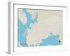 Political Map of Granite Shoals, TX-null-Framed Art Print