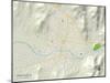 Political Map of Grants Pass, OR-null-Mounted Art Print