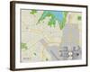 Political Map of Grapevine, TX-null-Framed Art Print