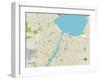 Political Map of Green Bay, WI-null-Framed Art Print