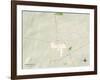 Political Map of Greencastle, IN-null-Framed Art Print