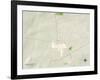 Political Map of Greencastle, IN-null-Framed Art Print