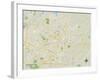 Political Map of Greensboro, NC-null-Framed Art Print