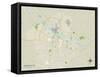 Political Map of Greenville, NC-null-Framed Stretched Canvas