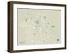 Political Map of Greenville, NC-null-Framed Art Print