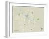 Political Map of Greenville, NC-null-Framed Art Print