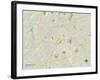 Political Map of Greenville, SC-null-Framed Art Print