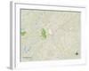 Political Map of Greenwood, SC-null-Framed Art Print