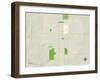 Political Map of Grinnell, IA-null-Framed Art Print