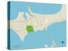 Political Map of Gulf Breeze, FL-null-Stretched Canvas