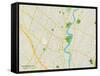 Political Map of Hackensack, NJ-null-Framed Stretched Canvas