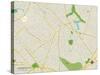 Political Map of Haddonfield, NJ-null-Stretched Canvas