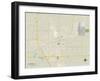 Political Map of Hammond, LA-null-Framed Art Print