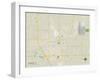 Political Map of Hammond, LA-null-Framed Art Print