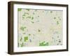 Political Map of Hanover Park, IL-null-Framed Art Print