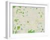 Political Map of Hanover Park, IL-null-Framed Art Print