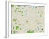 Political Map of Hanover Park, IL-null-Framed Art Print