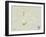 Political Map of Hays, KS-null-Framed Art Print