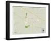 Political Map of Hays, KS-null-Framed Art Print