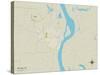 Political Map of Helena, AR-null-Stretched Canvas