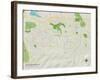 Political Map of Highlands Ranch, CO-null-Framed Art Print