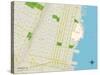 Political Map of Hoboken, NJ-null-Stretched Canvas