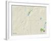 Political Map of Hollis, NH-null-Framed Art Print