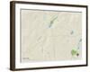 Political Map of Hollis, NH-null-Framed Art Print