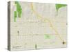 Political Map of Hollywood, CA-null-Stretched Canvas