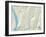 Political Map of Hooverson Heights, WV-null-Framed Art Print