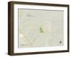 Political Map of Horizon City, TX-null-Framed Art Print