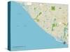 Political Map of Huntington Beach, CA-null-Stretched Canvas