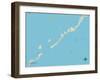 Political Map of Islamorada, FL-null-Framed Art Print