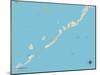 Political Map of Islamorada, FL-null-Mounted Art Print