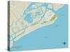 Political Map of Isle of Palms, SC-null-Stretched Canvas