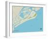 Political Map of Isle of Palms, SC-null-Framed Art Print