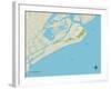 Political Map of Isle of Palms, SC-null-Framed Art Print