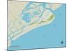 Political Map of Isle of Palms, SC-null-Mounted Art Print