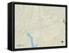 Political Map of Jacksonville, TX-null-Framed Stretched Canvas