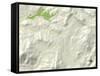 Political Map of Jamul, CA-null-Framed Stretched Canvas