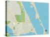 Political Map of Jensen Beach, FL-null-Stretched Canvas