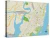 Political Map of Jersey City, NJ-null-Stretched Canvas