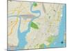 Political Map of Jersey City, NJ-null-Mounted Art Print