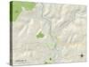 Political Map of Johnstown, PA-null-Stretched Canvas