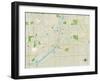 Political Map of Joliet, IL-null-Framed Art Print