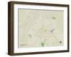 Political Map of Jonesboro, AR-null-Framed Art Print