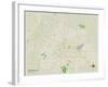 Political Map of Jonesboro, AR-null-Framed Art Print