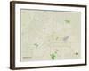 Political Map of Jonesboro, AR-null-Framed Art Print