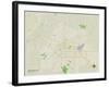 Political Map of Jonesboro, AR-null-Framed Art Print