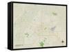 Political Map of Jonesboro, AR-null-Framed Stretched Canvas